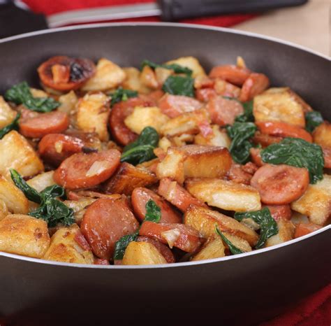 recipe for potatoes and polish sausage
